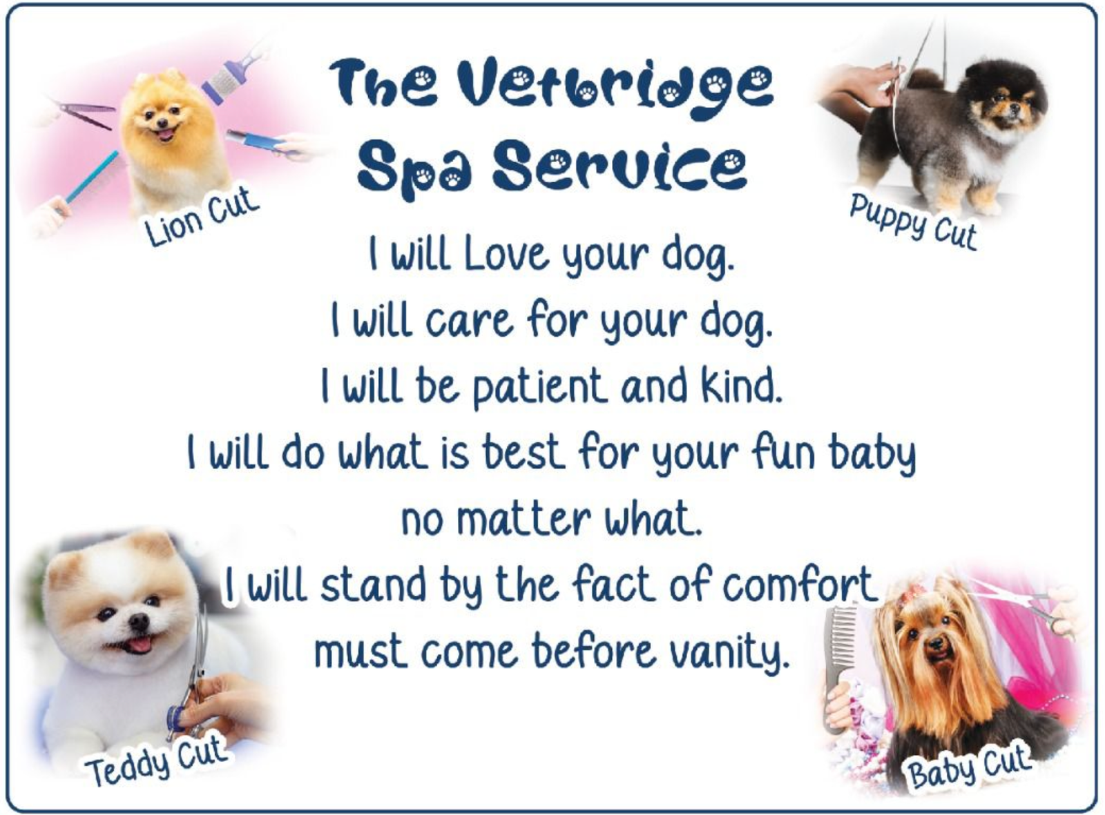 The VetBridge Animal Clinic - Pet Grooming Service